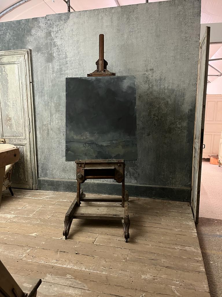 Large 19th century artist easel