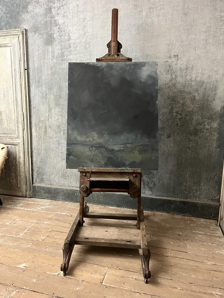 Large 19th century artist easel