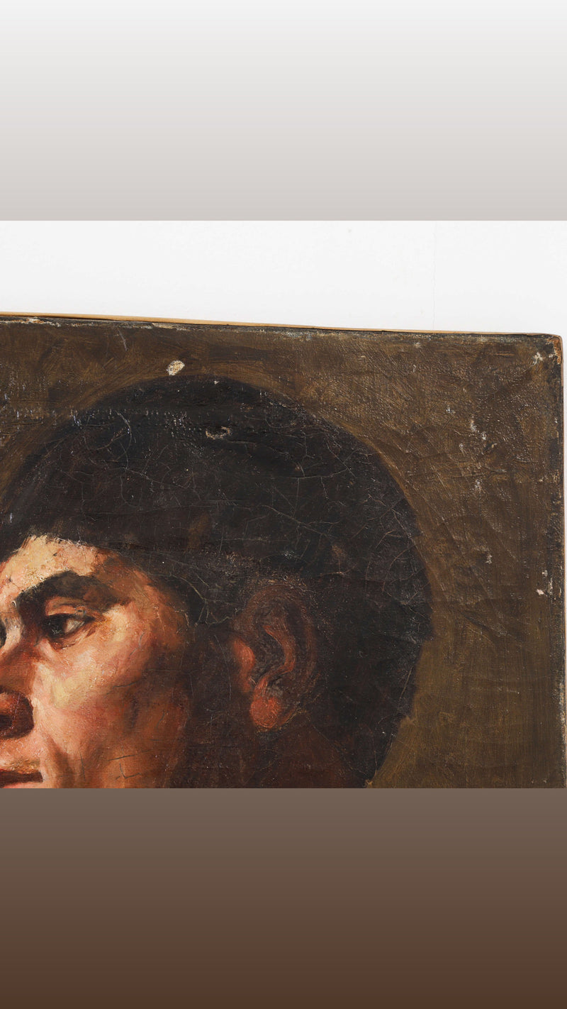 Early 19th Century oil painting on canvas