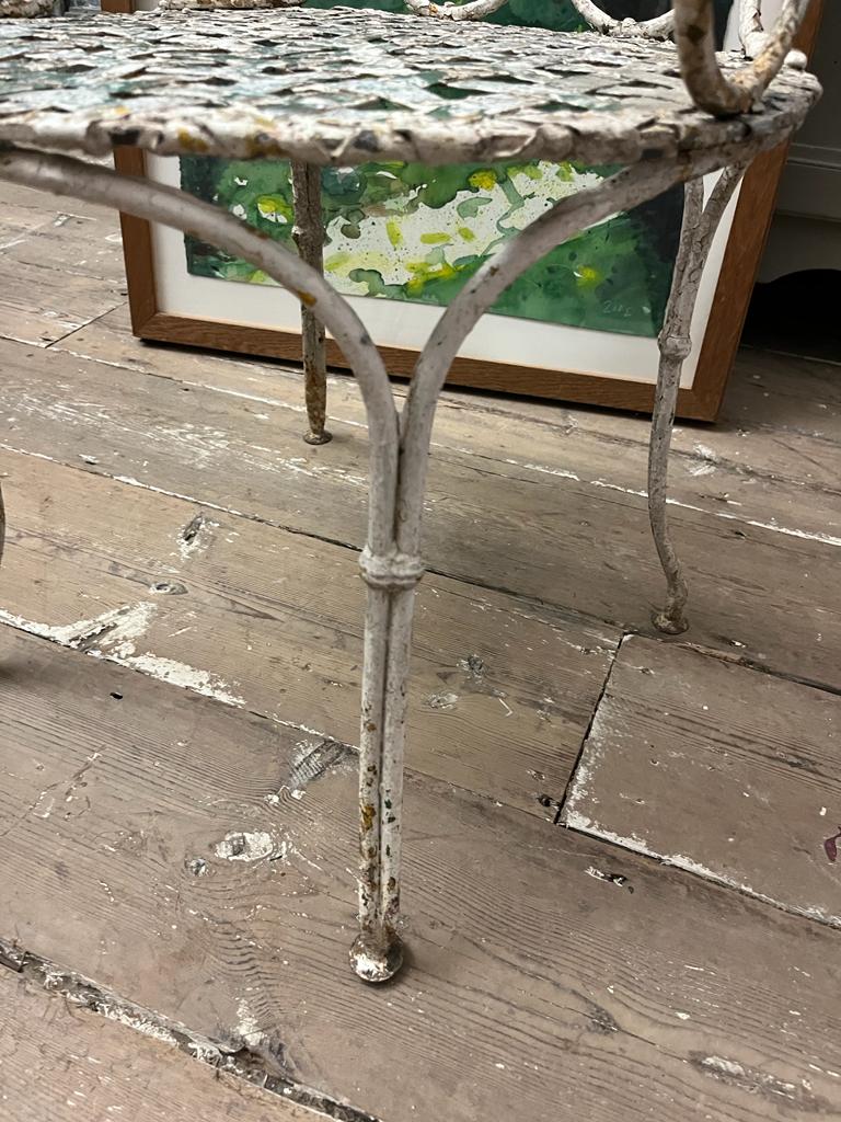 19th century wrought iron chair