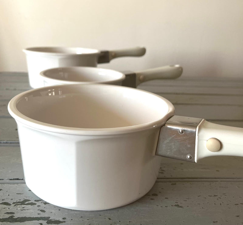 Arcoflam set of three cooking pots