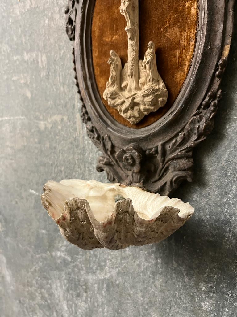 19th century holy water font