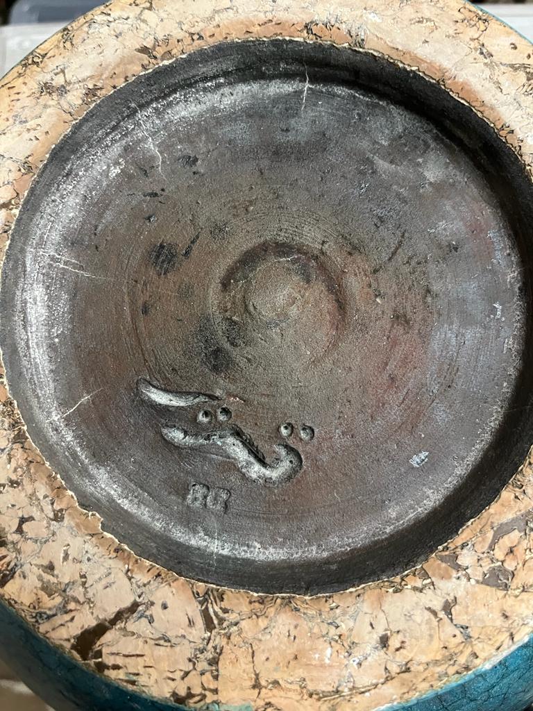 Large ceramic glazed bowl