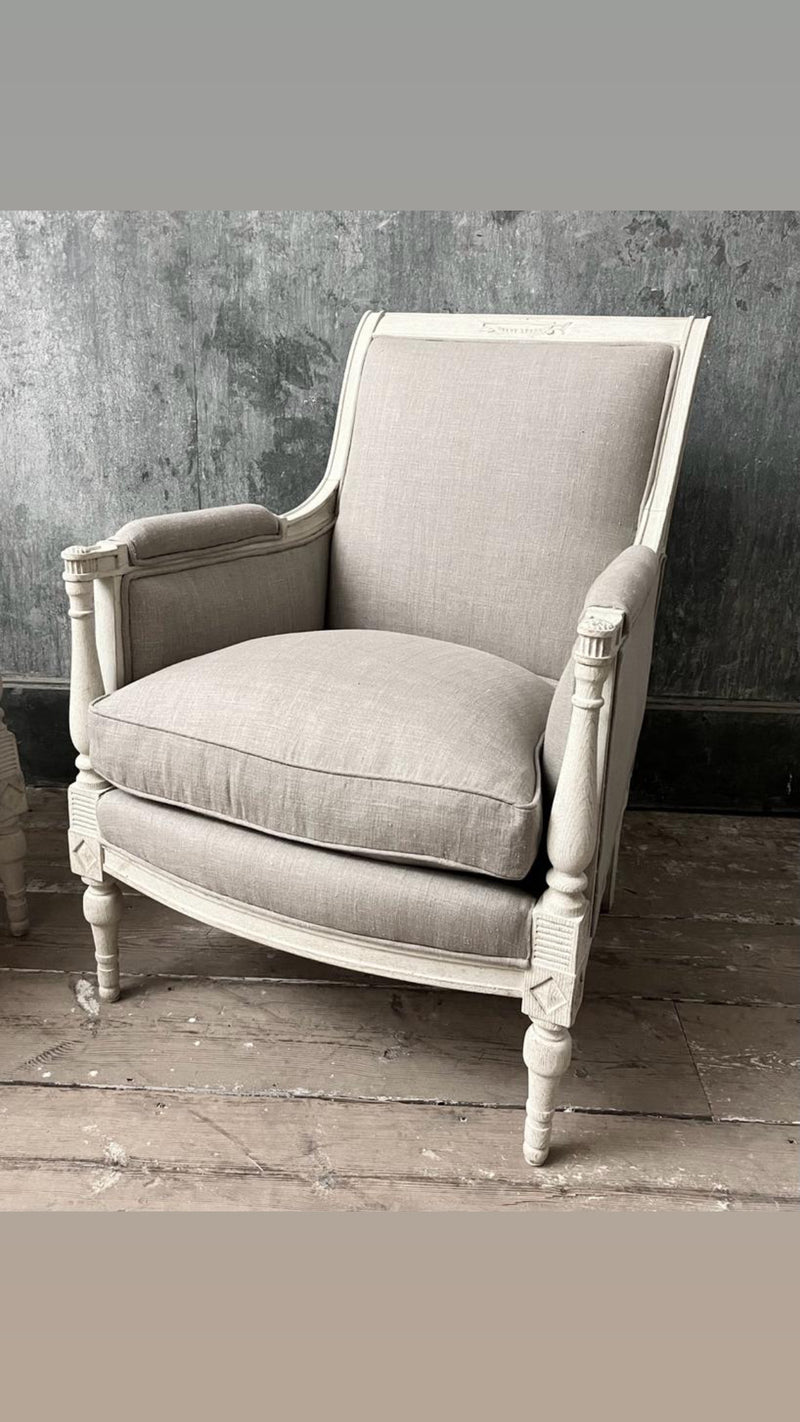 Pair of directoire style chairs