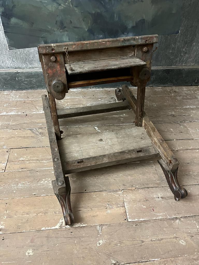 Large 19th century artist easel