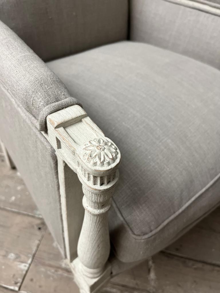 Pair of directoire style chairs
