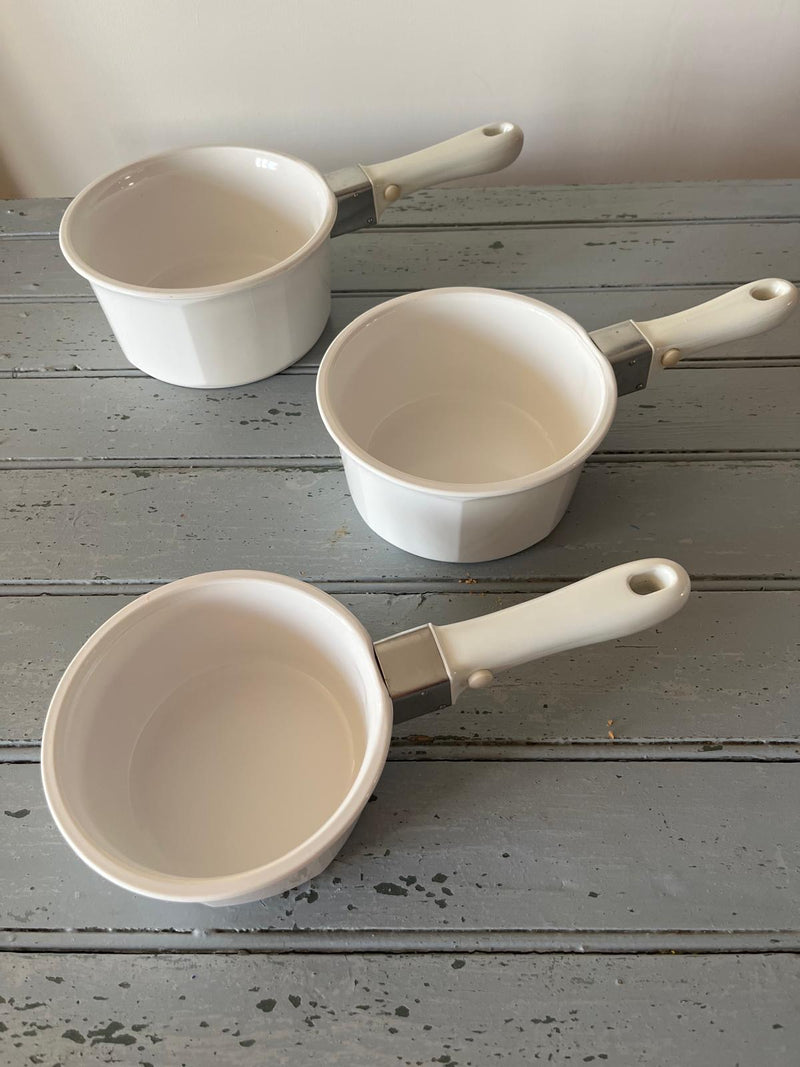Arcoflam set of three cooking pots