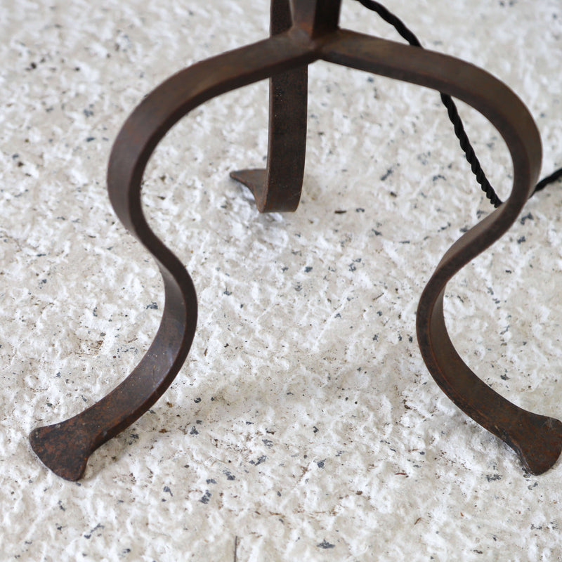19th Century French Iron Work Candelabra converted Standard Lamp