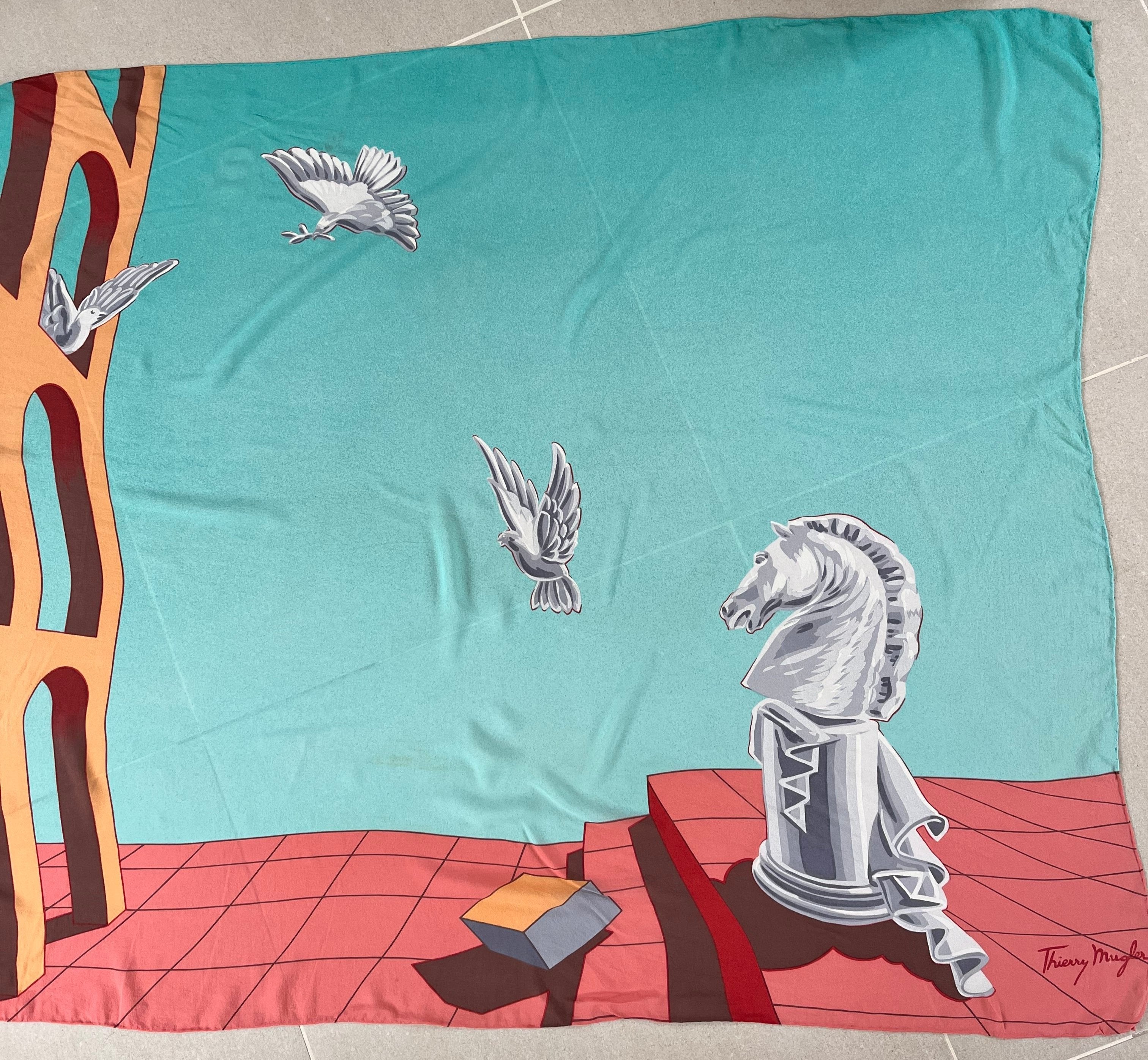 Thierry Mugler scarf – French Loft