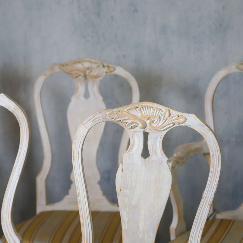 Set of 8 Swedish dining chairs