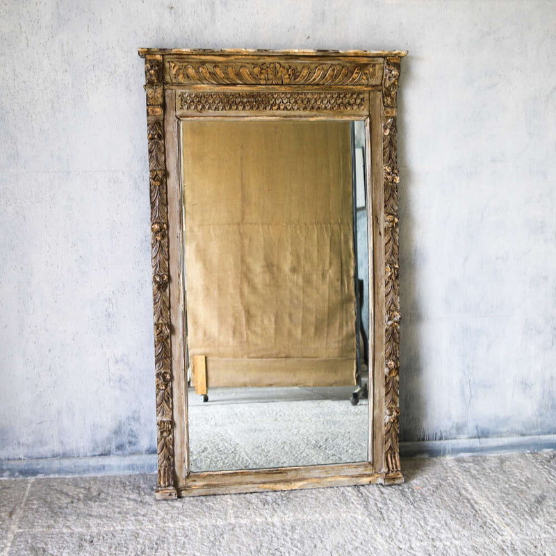 French free standing vanity mirror