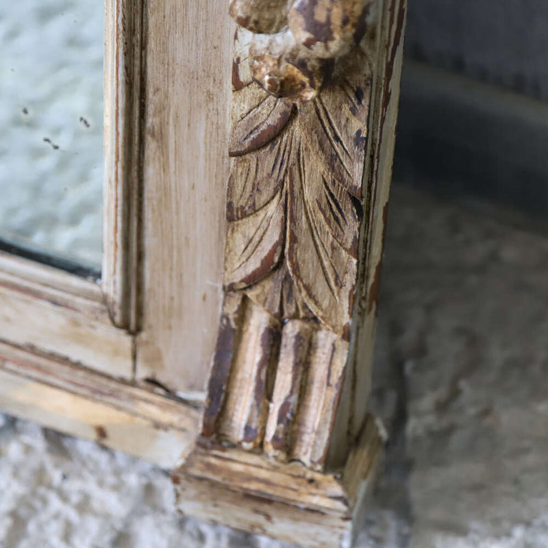 French 19th century trumeau  mirror.