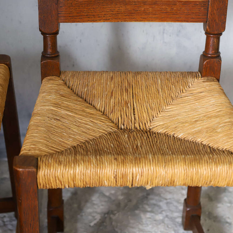 A pair of English design country chairs