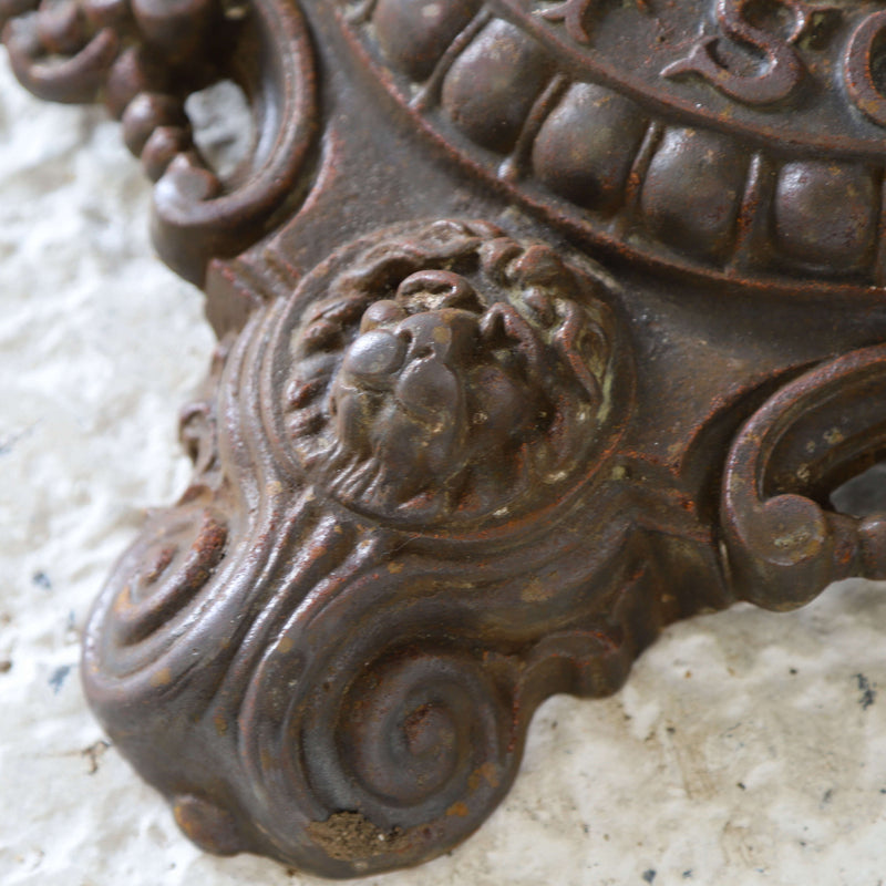 19th century cast iron table