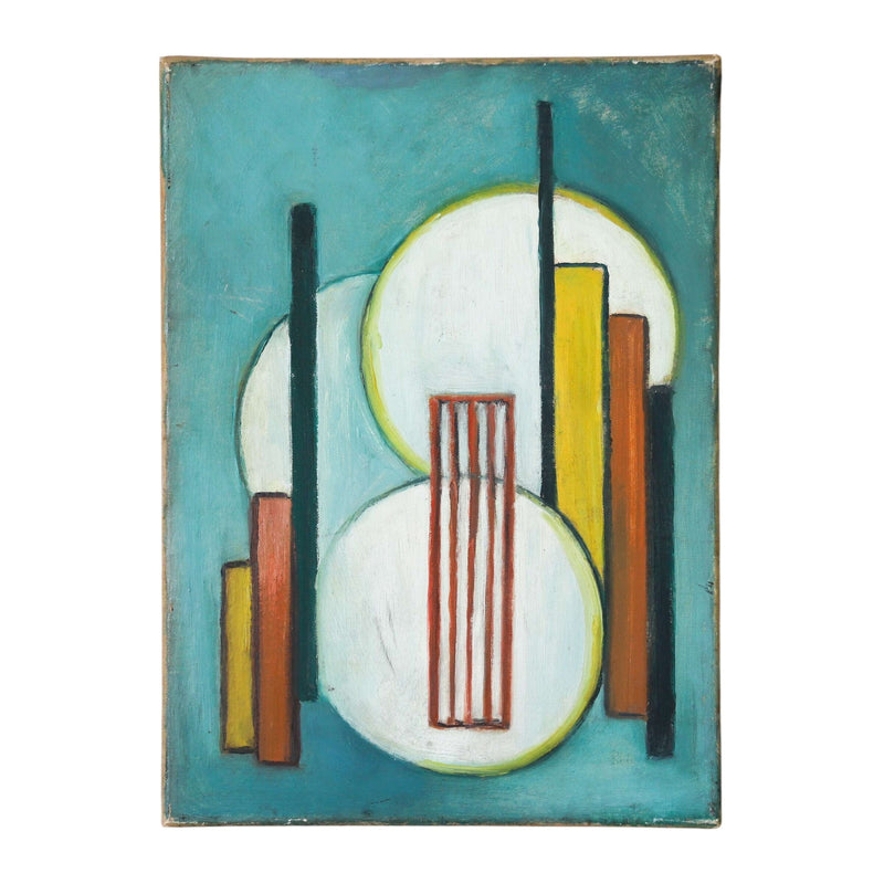 Abstract oil on canvas