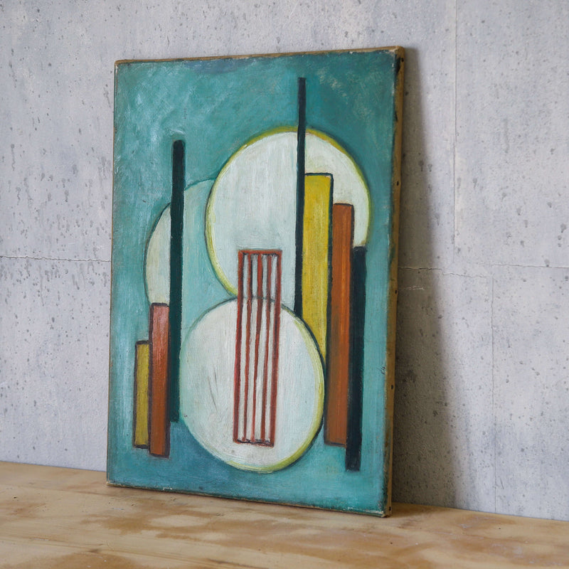 Abstract oil on canvas