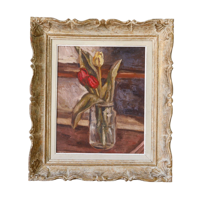 French stil Life oil painting of Tulips