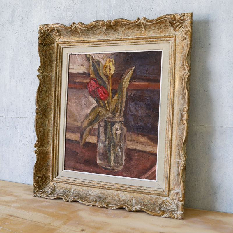 French stil Life oil painting of Tulips