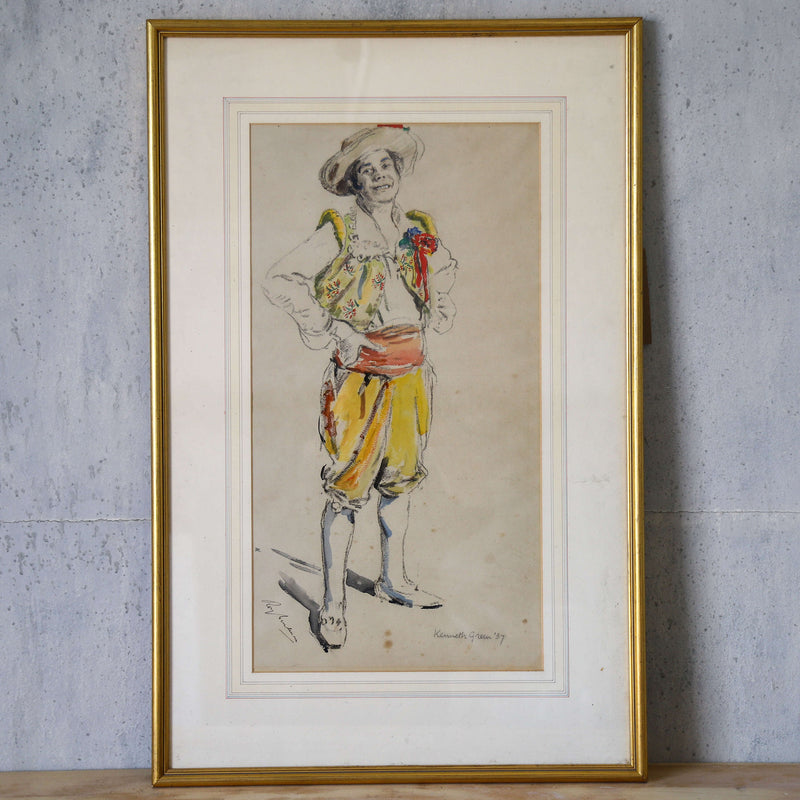 Original watercolour by Kenneth Green