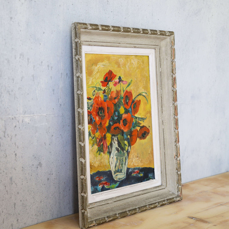 Mid 20th century still life of Poppies