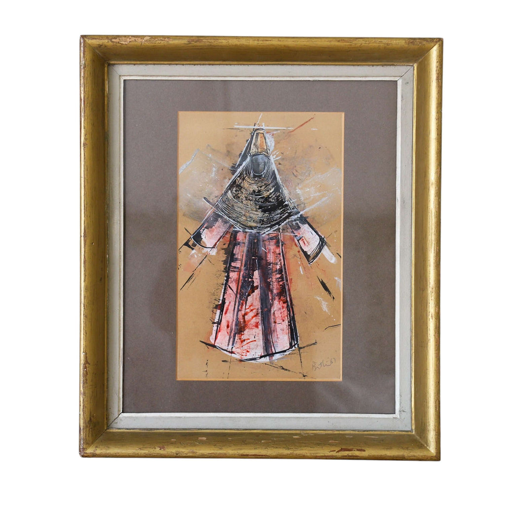 Roger Butlin watercolour and Gouache painting