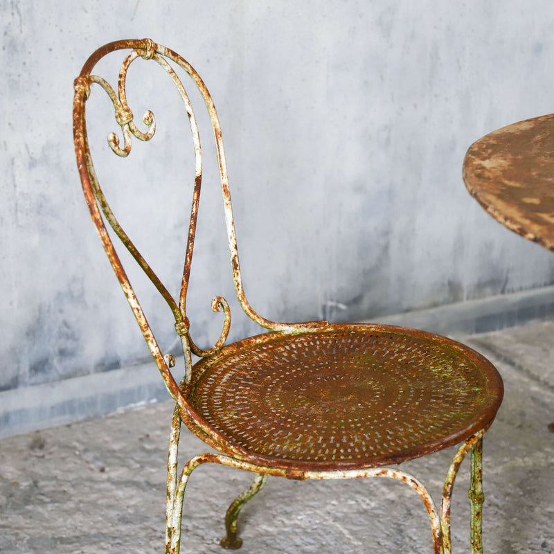19th century French iron garden set