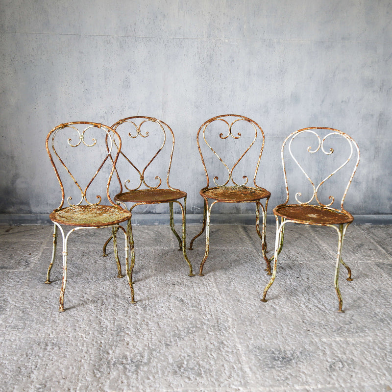 19th century French iron garden set
