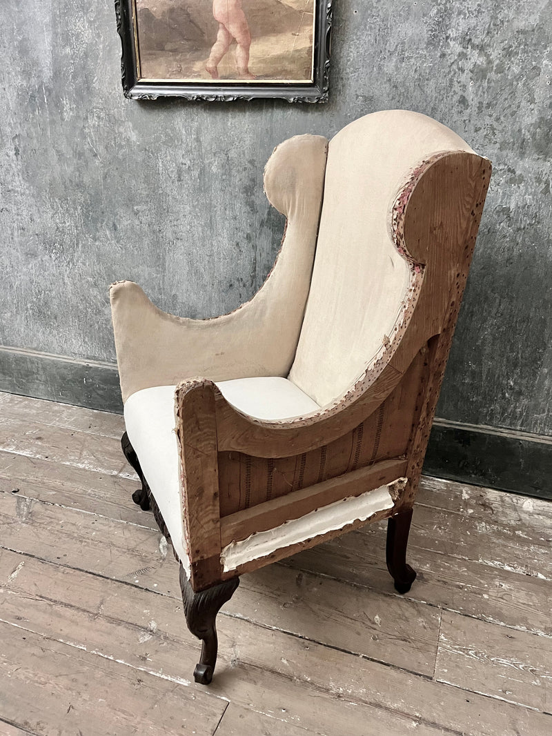 19th century library chair
