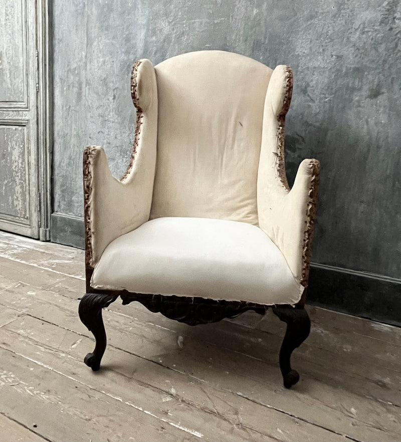 19th century library chair