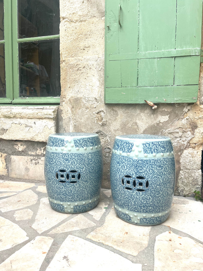 Pair of Chinese garden seats