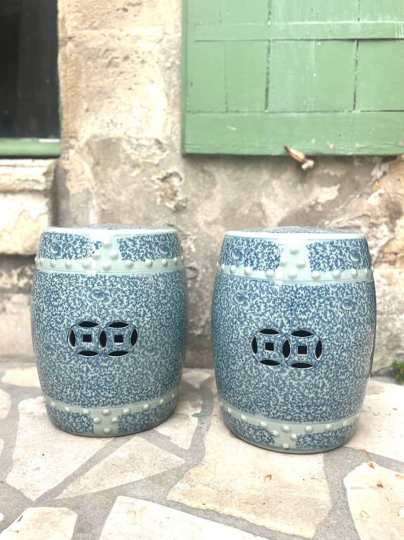 Pair of Chinese garden seats