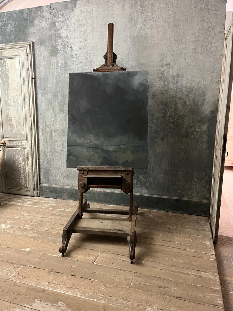 Large 19th century artist easel