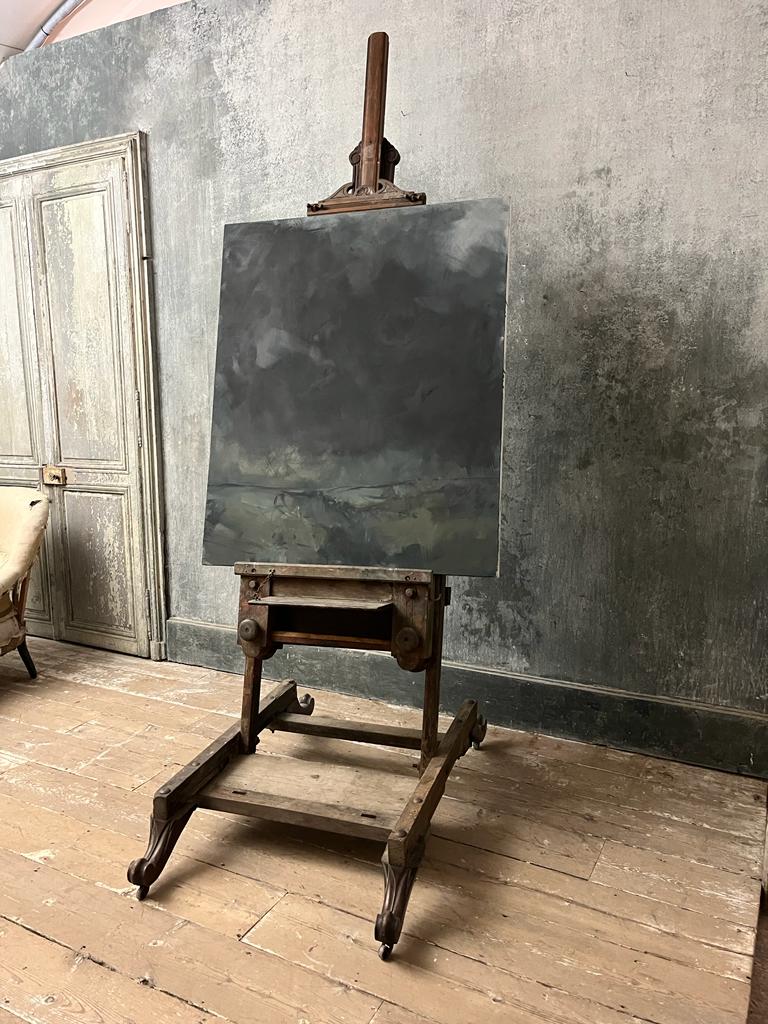 Large 19th century artist easel