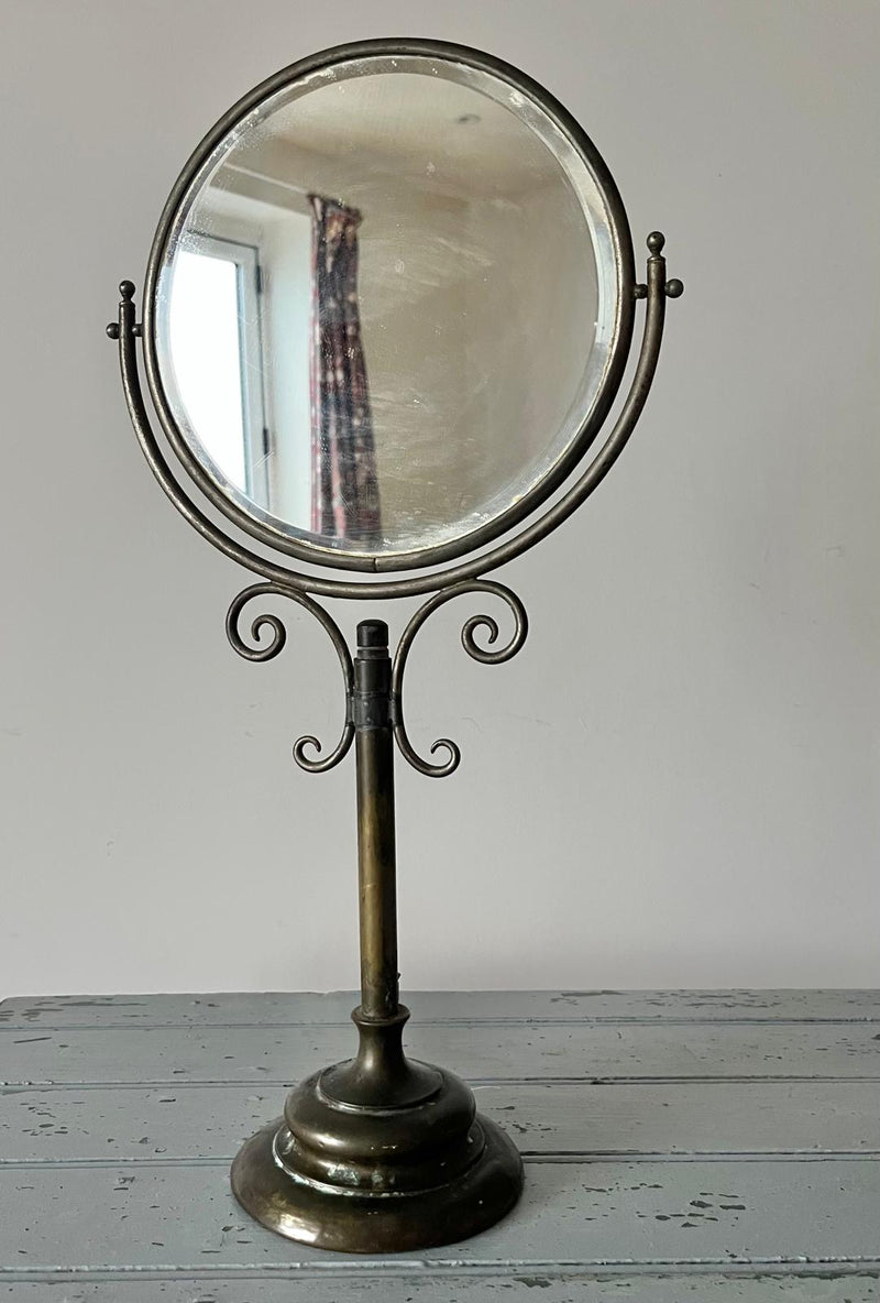 French free standing vanity mirror