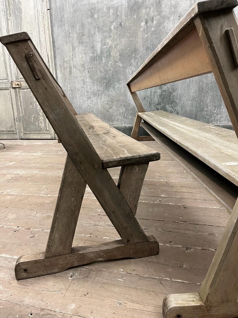 Pair of large benches