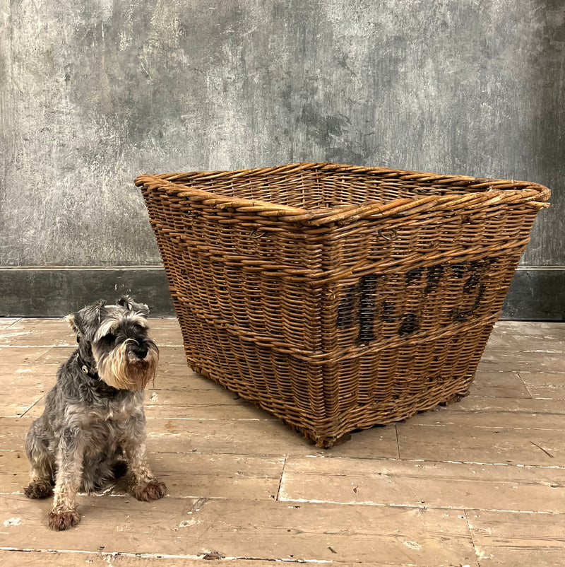 Vintage laundry basket