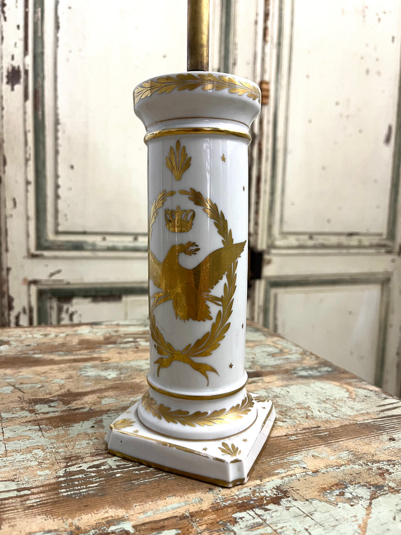 Limoges porcelain lamp