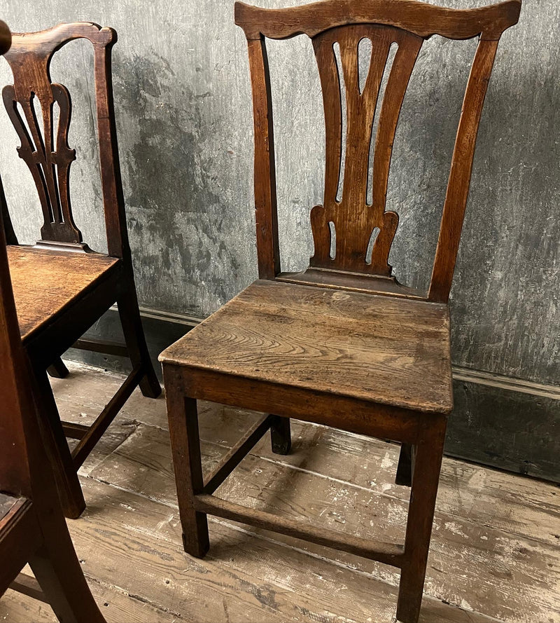 Set of six Georgian chairs