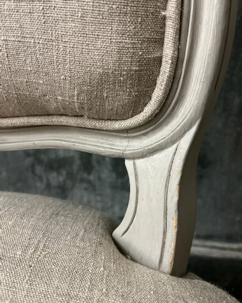 Pair of reupholstered chairs