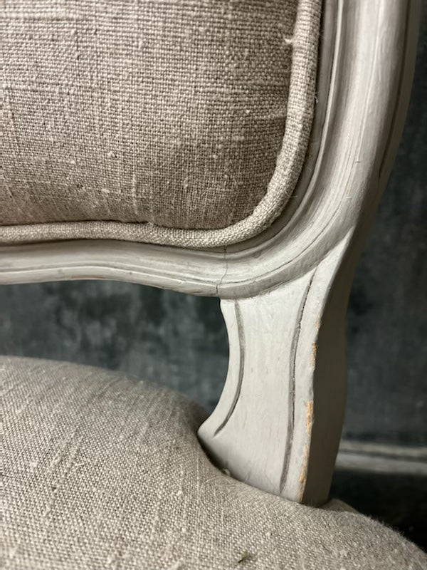 Pair of reupholstered chairs