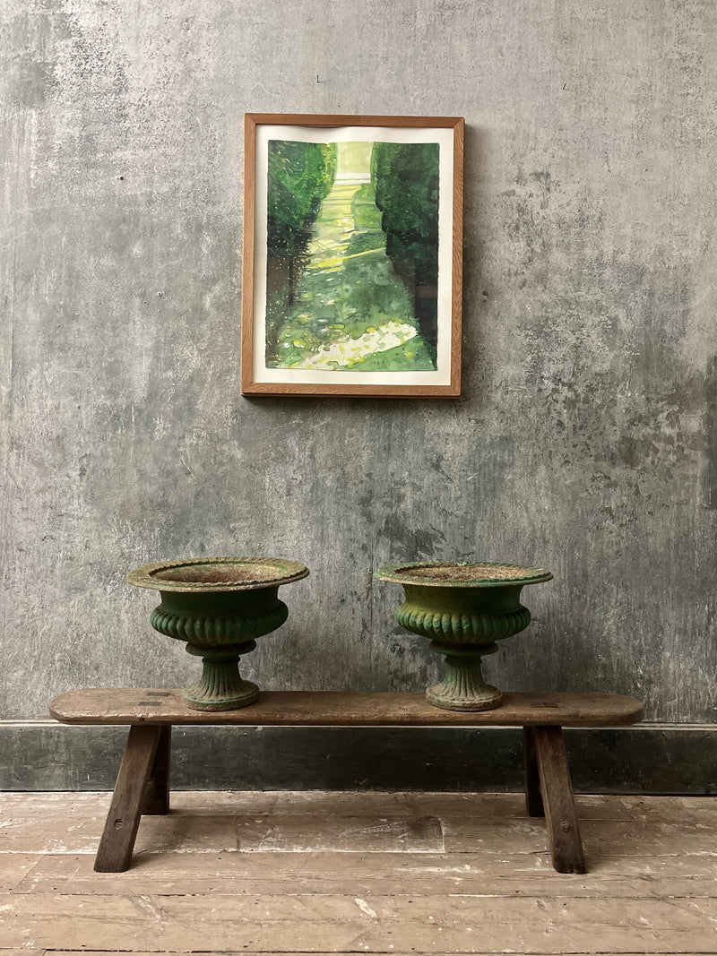 Pair of 19th century urns