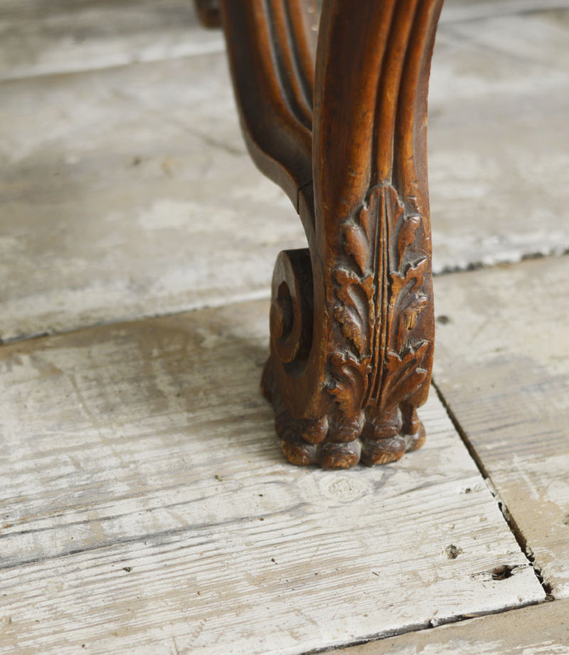 LOUIS XIII STYLE THRONE CHAIR