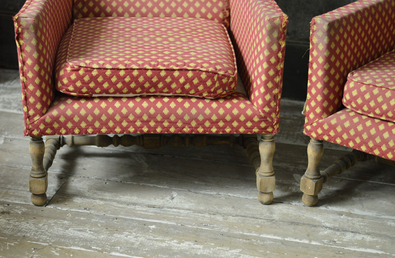 PAIR OF FRENCH WING CHAIRS