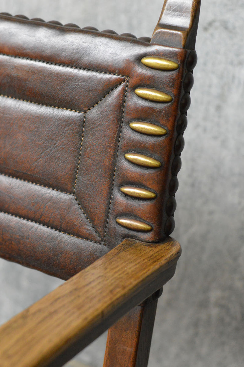 Arts and Crafts leather chair