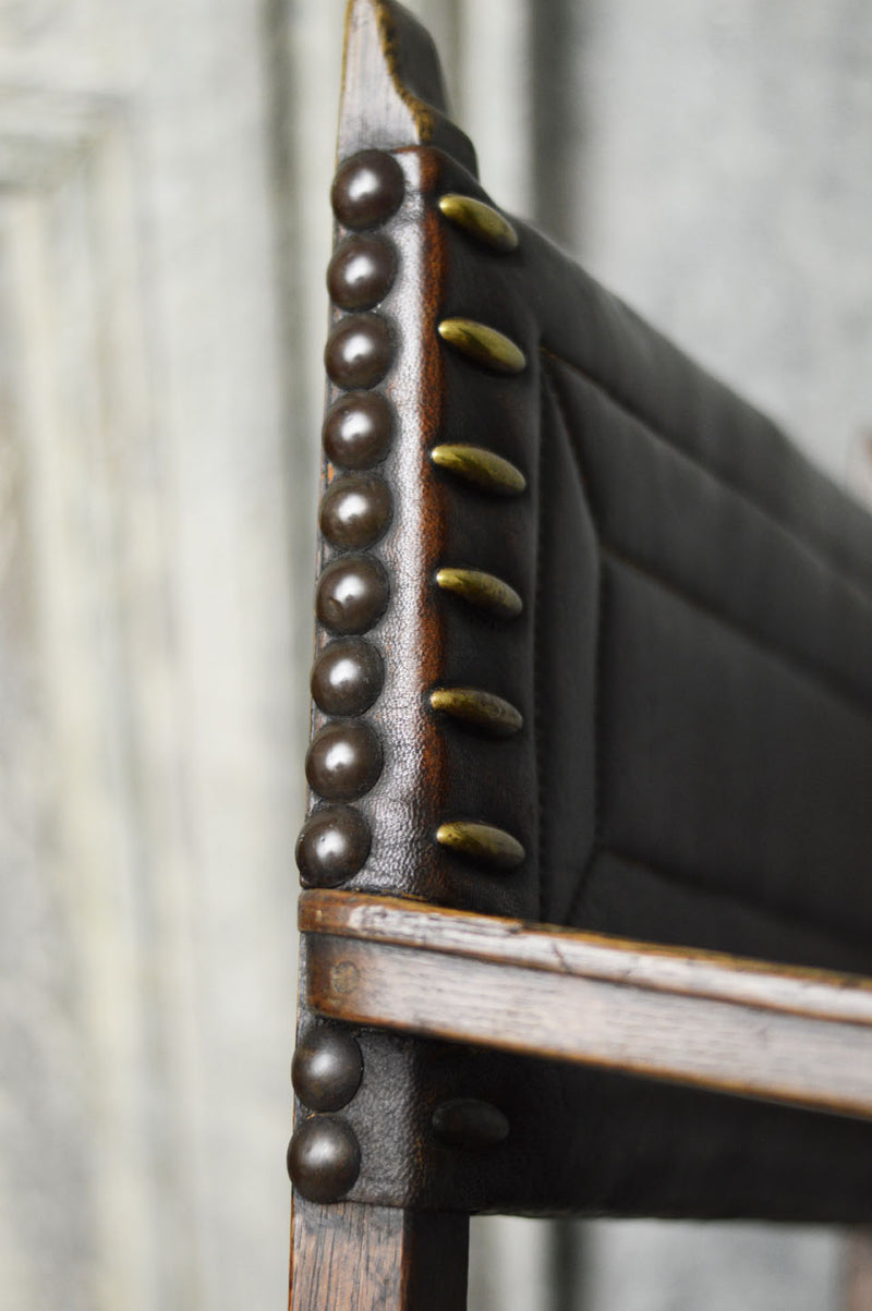 Arts and Crafts leather chair