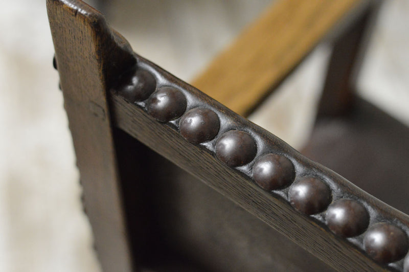 Arts and Crafts leather chair