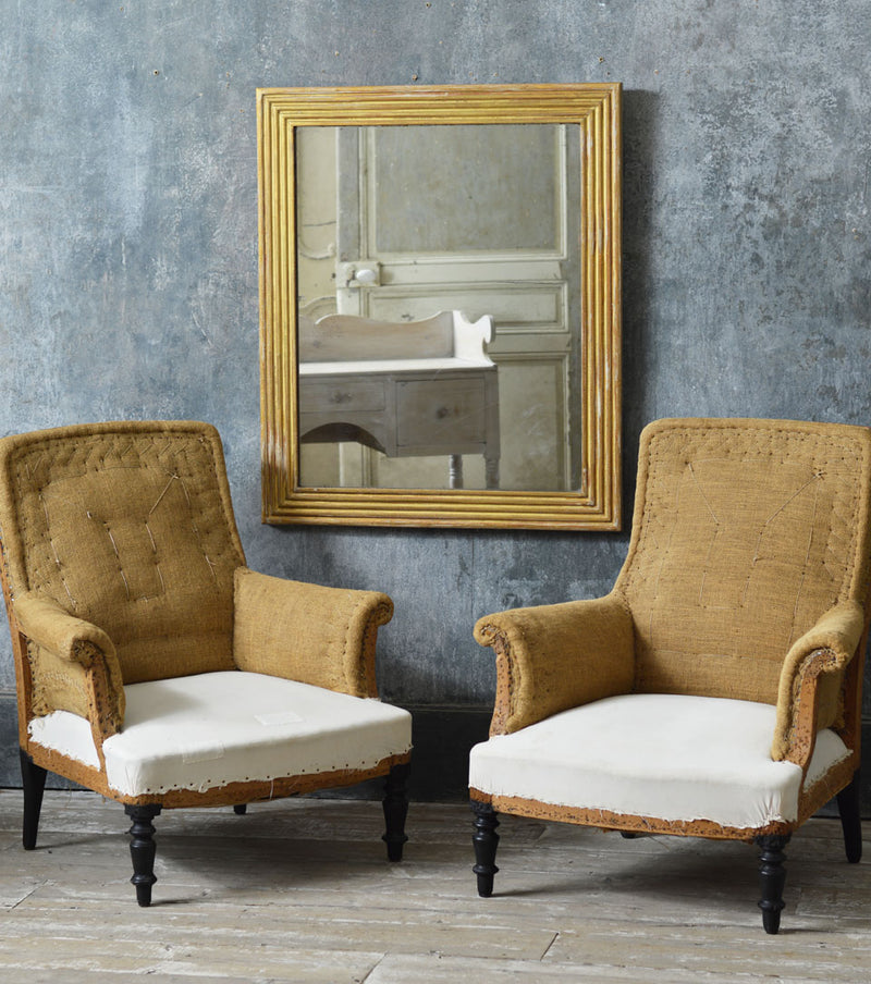 Pair of Napoleon Third armchairs