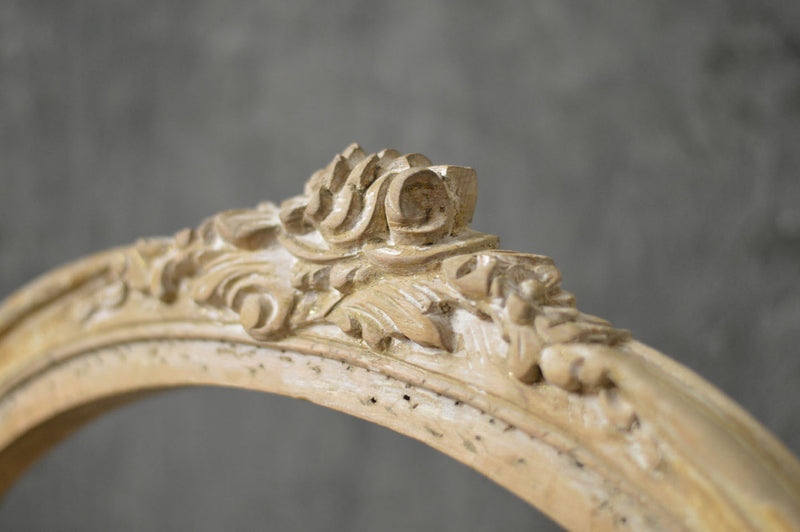Pair of French Rococo style 19th Century carved salon chairs