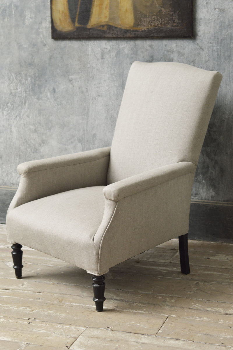 French 19th Century library armchair