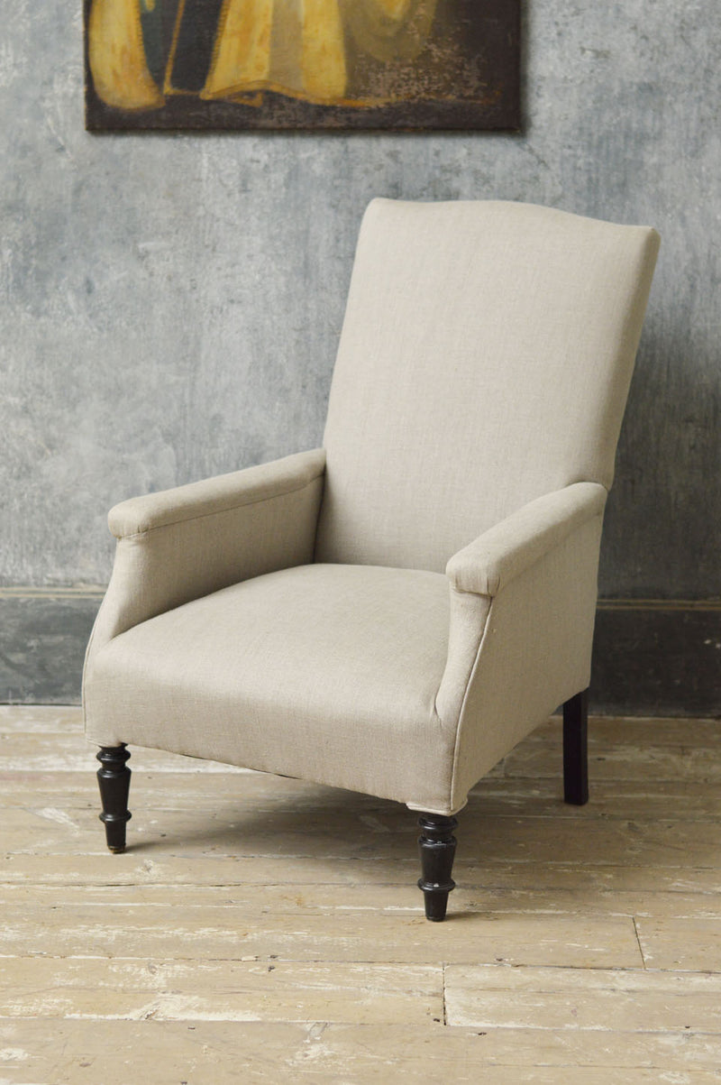 French 19th Century library armchair